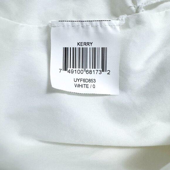 BCBG MaxAzria Kerry Mini Dress White Women's Size 0 - Picture 8 of 8